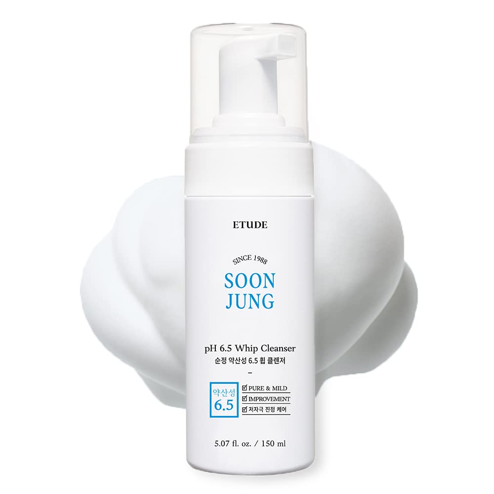 Etude House SoonJung pH 6.5 Whip Cleanser - švelnios valomosios putos | skinli-lt860138712.jpg